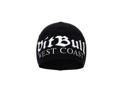 PitBull West Coast zimní čepice OLD LOGO - černá - PWC_OLOGOO_BLK