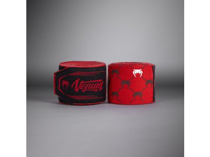 Boxerské bandáže Monogram značky VENUM﻿ 4 m - červené - ENUM-05474-003-4M