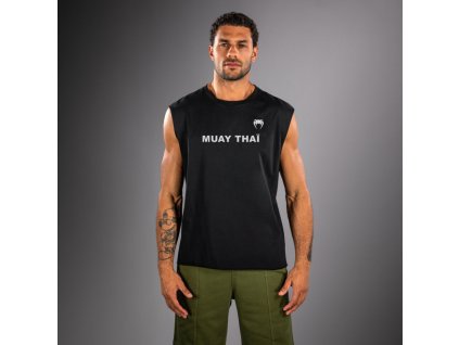 Triko VENUM Muay Thai VT - černé - VENUM-05942-001