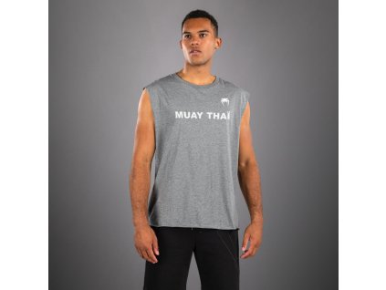 Triko VENUM Muay Thai VT - šedé - VENUM-05942-010