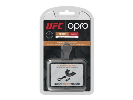 Dětský Chránič zubů Opro Bronze UFC junior - černo/bronzový - OPRO_DETSUFC_BLKBRN