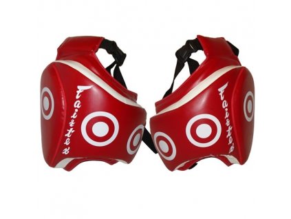 Chrániče stehen Fairtex TP3 - červená - TP3RED
