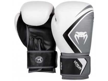 Boxerské rukavice VENUM Contender 2.0 - bílo/šedo/černé - VENUM-03540-521