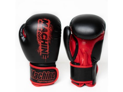Boxerské rukavice Machine Train Hard- černo / červené - Mach_BOX_TrainH_BR
