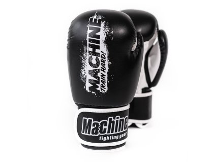 Boxerské rukavice Machine Train Hard- černo / bílé - Mach_BOX_TrainH_BW