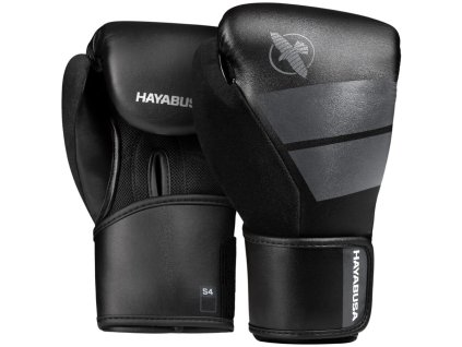 Hayabusa Dětské boxerské rukavice S4 - černé + bandáže - HB_YouthS4_BLK