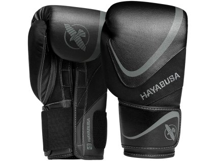 Hayabusa Boxerské rukavice H5 - černo/šedé - HB_H5_GREY