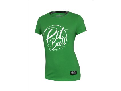 PitBull West Coast Dámské triko PB Inside - zelené - PWC_DPBINSIDE_GREEN