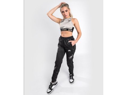 Dámské tepláky VENUM UFC Authentic Fight Week 2.0 - černo/bílé - VNMUFC-00117-129