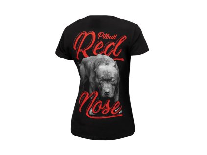 PitBull West Coast Dámské triko Red Nose - černé - PWC_REDNOSE_NEWBLK