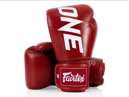 Fairtex Boxerské rukavice ONE Limited - červené - FAIRTEX_ONEL_RED
