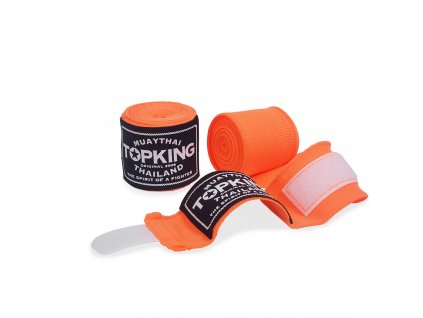 Boxerské bandáže TOP KING TKHWR-01- Oranžové - TKHWR-01OR