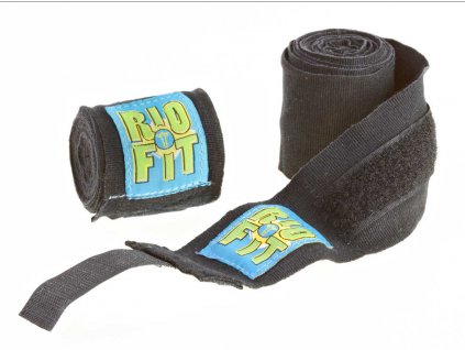 RioFit Bandáže 2,5 m - černé - 699100001