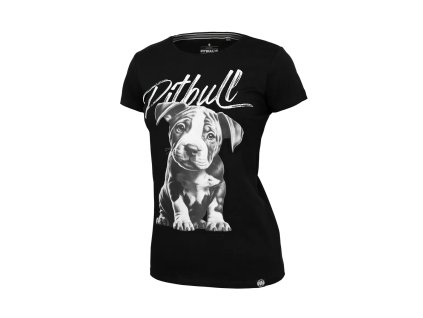 PitBull West Coast Dámské triko Puppy - černé - PWC_DPUPPY_BLK