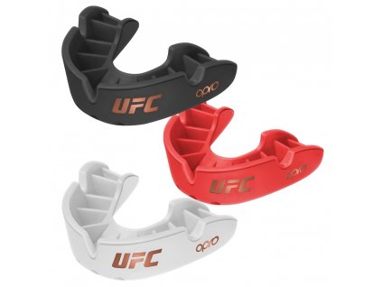 Chránič zubů Opro Bronze UFC senior - bílo/bronzový - OPRO_UFC_WHTBRN