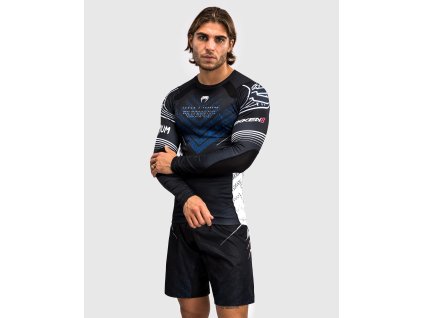 Rashguard VENUM x Tekken 8 - Jin Kazama Dl. rukáv - modro/černo/bílý - VENUM-05247-108
