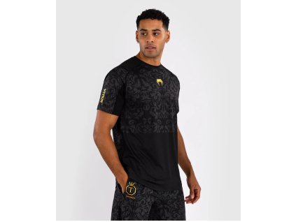 Funkční triko VENUM x Ilia Topuria Unmatched Dry-Tech Kr.rukávem - černo/zlaté - VENUM-05575-126