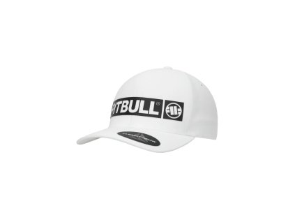 Pánská kšiltovka PitBull West Coast Hilltop Stretch-fitted - bílá - PWC_KHILLSF_WHT