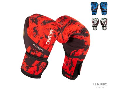 Kickboxerské rukavice Century C-GEAR Sport Respect certifikované WAKO - červené - 115542E-910