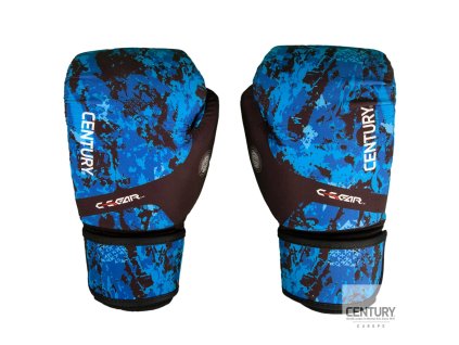 Kickboxerské rukavice Century C-GEAR Sport Respect certifikované WAKO - modré - 115542E-610