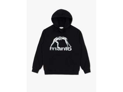 MANTO Pánska mikina METAL 24 - černá - MNT_METAL_BLK