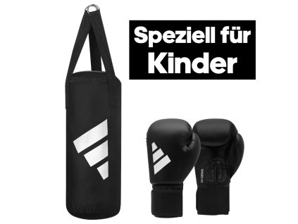 Boxerský set Adidas Junior - černo/bílý - ADIBACJRII