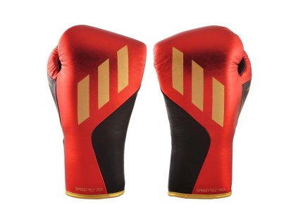 Boxerské rukavice Adidas Speed Tilt 750 - červeno/černo/zlaté - SPD750FG40900 (velikosti 10 oz)