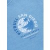 PitBull West Coast Dámské triko Denim Washed PLANET SURF - modré - PWC_DTDWPLNTSRF_BLUE (velikosti S)