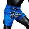 Thai šortky Fairtex BS1935 Sapphire - BS1935BLUE (velikosti L)