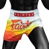 Thai šortky Fairtex BS1932 Spectrum - BS1932SWHT (velikosti L)