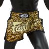 Thai šortky Fairtex BS1709 Leopard - BS1709LEO (velikosti L)