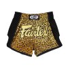 Thai šortky Fairtex BS1709 Leopard - BS1709LEO (velikosti L)