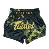 Thai šortky Fairtex BS1931 Heart of Gold - BS1931BLK (velikosti L)