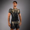Rashguard VENUM Adrenaline Kr. rukáv - černo/sand - VENUM-05176-129