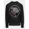 PitBull West Coast Pánská mikina STRENGTH & RESPECT crewneck - černá - PWC_PMSTRRESP_BLK (velikosti L)