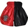 Muay Thai šortky Blitz- červeno/černé - 08-19_RED