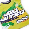 Rashguard MACHINE Kr. rukáv JIU JITSU - MACH_JIUJITSU_GREEN