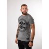 PitBull West Coast Triko FIT SKULL - šedé - PWC_FITSKULL_GREY