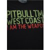 PitBull West Coast Triko I Am The Weapon - černé - PWC_IATW_BLK