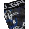 PitBull West Coast Kompresní legíny Performance Pro plus Net Camo - modré - PWC_KLPNETCAMO_BLUE