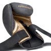 Boxerské rukavice HAYABUSA T3 LX - Obsidian / Gold - HB_LX_ObsidianGold