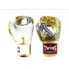 Boxerské rukavice TWINS FBGVL3-52 - bílo/zlatá - TWINS_FBGVL3_WHT