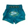 Thai šortky Fairtex BS1907 Focus - zelené - BS1907Green