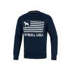 PitBull West Coast Pánská mikina USA  - tmavě modrá - PWC_PMCUSA_DARKNAVY