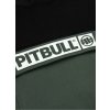 PitBull West Coast Pánská mikina Two-Color Hilltop KP - černo/zelená - PWC_TWOHILLTOP_BLK/OLV