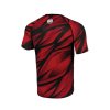 PitBull West Coast Rashguard Kr.rukáv Dot Camo II - červený - PWC_PRDOTCAMO_RED