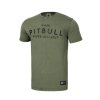 PitBull West Coast Triko Classic Bravery 190 Denim Washed - olive - PWC_PTBRAVERY_OLV
