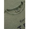 PitBull West Coast Triko Classic Bravery 190 Denim Washed - olive - PWC_PTBRAVERY_OLV