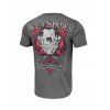PitBull West Coast Triko Ace Of Spades 190 Denim Washed - šedé - PWC_PTAOSPADES_GREY