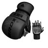 RDX MMA Rukavice Kara F6 - černo/černé - GSRF6MB_BLKBLK_NEW
